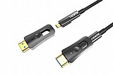 כבל אופטי HDMI תומך 4K-60HZ באורך 50 מטר כבל HDMI מבוסס סיב אופטי עם ראש פריק להשחלה בצד אחד עם ראש פריק כבל אופטי HDMI תומך 4K-60HZ באורך 50 מטר כבל HDMI מבוסס סיב אופטי עם ראש פריק להשחלה בצד אחד עם ראש פריק