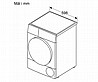 מייבש כביסה Bosch WQG242ABSN 9 ק
