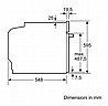 תנור בנוי BOSCH בוש HBS578BS0 פירוליטי סידרה 6 - 60 ס