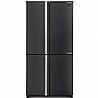 מקרר 4 דלתות - 608 ליטר Sharp שארפ SJ-9260-SL |מקפיא תחתון נירוסטה מושחרת